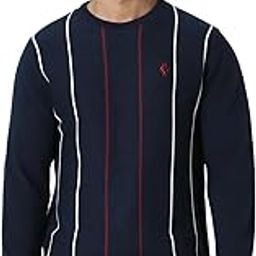 Van Heusen Men's Luxury Sports Regular Fit Full Sleeve Crew Neck Sweater | Sophisticated Flair | Super Premium Fabric-image-97