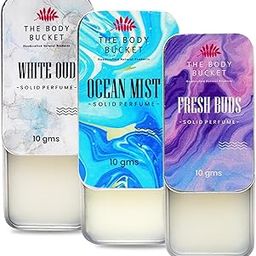 The Body Bucket Combo of Ocean Mist, White Oud & Fresh Bud Solid Cologne Perfume - 10 Gms each | Alcohol Free - Pocket Friendly & Easy to Apply | Unisex Gifting Collection.-image-59