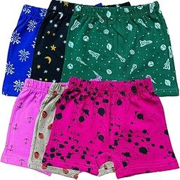 MYO Kids Printed Unisex Bloomers Underwear 100% Cotton Soft Comfortable | Skin Friendly | Innerwear |(Pack of 6)-image-49