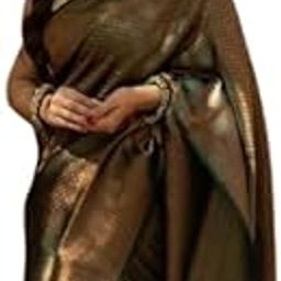 Banarasi Silk Saree With Blouse Piece Style Saree (NC_39-Brown)-image-30