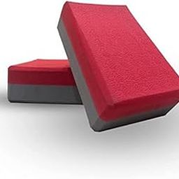 New Born For Comfort New Born For Comfort Yoga Blocks (Red, Grey Pack of 2)21-image-71