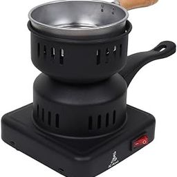 Electric Charcoal Stove Burner, Metal Black Heating Tool for Charcoal Lighter-image-23
