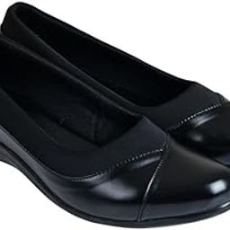 LIYU Women Panel-Front Wedge Pumps – Elegant Slip-On Shoes with Cushioned Insole, Ideal for Office & Formal Wear-image-8