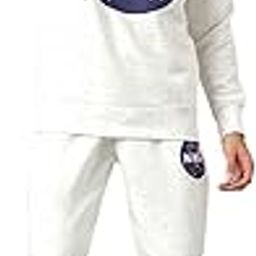 Regular Fit NASA Printed White Co-Ord Set for Men-image-54