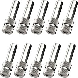 FILOX Brass Misting Nozzle (Pack of 10) – 0.3mm Fine Mist Sprayer for Garden Watering, Fogger for Air Cooling, Anti-Drip High Low-Pressure Spray Nozzles for Outdoor Irrigation System-picture-15