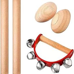 bnf® Wooden Music Educational Set Preschool Musical Toys for Birthday Gift Babies 3Pcs|Toys & Hobbies | Educational | Music & Art-image-19