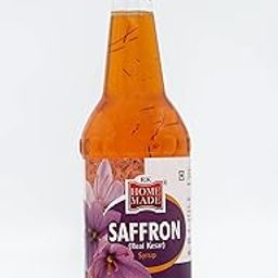 RK Homemade Natural Syrup® | Saffron Real Kesar Concentrated Syrup | Gluten-Free | 100% Vegan & Low Fat | Perfect Festive Beverage & Dessert Base-picture-10