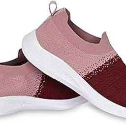 Women's Lightweight Sports Shoes Polyester Material Black Grey Color Footwear (GN-208)-picture-3