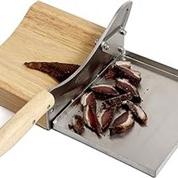 Biltong-Pro radiused Cutter with Magnetic Stainless Steel Tray-picture-19