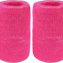 Neska Moda Women's Pink Cotton Wrist Band-WB06-image-78