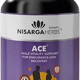 Nisarga Herbs Ace 60 Capsules | Ayurvedic Testosterone Booster for Men | Enhances Stamina & Performance | With Safed Musli, Ashwagandha, Shilajit-image-84