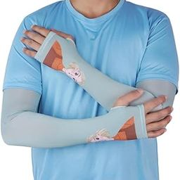 1Pairs Biker/Sports Full Arm Fingerless Sleeves Gloves for UV, Dust, Summer, Sun Protection for men and Women-image-73