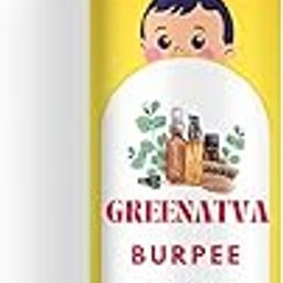 Burpee By Greenatva - Tummy Roll On for Baby Colic and Gas Relief, Reduces Fussiness, Heeng, Fennel (Saunf), Spearmint, Roman Chamomile Essential Oil Based, Hing Roll On for Baby, 10ml per bottle, Lasts More Than 60 applications, Organic, Plant Based and Vegan-10