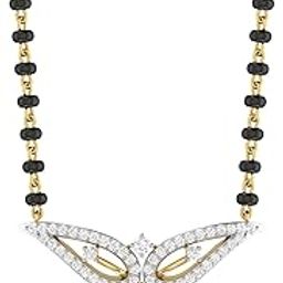 Yellow Gold and Diamond Mangalsutra for Women-image-64