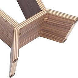 BAZPUR MART® Headphone Stand, Modern Style Small Size Wooden Headphone Holder, for Office Home(Wood Color)-picture-17