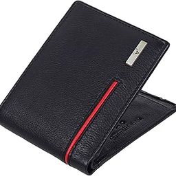 Leather Wallet for Men I Handcrafted I 6 Card Slots I 2 Currency & Secret Compartments I 1 Zipper & 1 ID Card Slots-image-82
