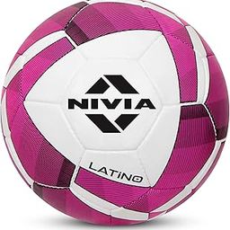 Nivia Latino Football, 32 Panel, PU Stitched, Suitable for Soft & Wet Ground,Hard Ground with Grass & Artificial Turf (Multicolor, Size - 5)-image-35