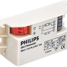 PHILIPS 18 Watt_hours Fluorescent CFL Blue Tubelight Choke, White, e26-15