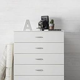 illfordd furniture Chest of Drawers for Storage with 6 Drawers/Frosty White Colour-image-57