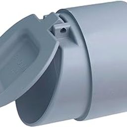 ESEKSAFAR PVC Pipe Fittings Pipe Screens Mosquito Tank Pvc Pipe Flap Gate Valve non Return Valve For Water (110mm (4 inch))-image-7