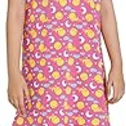 Girl's Cotton Above The Knee Short Length Nighty Relaxed Nightgown-image-49