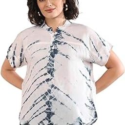 Women Tie Dye Rayon Top-image-10