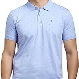 Louis Philippe Men's Cotton Regular Fit Polo T-Shirt-image-13