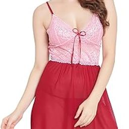 Women Babydoll Lingerie with G-String Above The Knee Baby Doll Dress-image-4