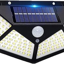 TRENDIFY4YOU Solar Lights Outdoor Waterproof LED Lamp with IP65 Waterproof Motion Sensor Wall Lights and with Light and Motion Sensor for Home Garden Balcony-image-58