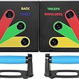 9 IN 1 Push Up Board System - Body Building Muscle Board Multifunction Exercise Workout Training Press Up Board Equipment for Home Gym Fitness-88