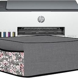 PrimeCover for HP Smart Tank 580 / 581 / 585 / 529 All-in-one WiFi Colour Printer with Utility Pocket Printer Cover (GrayPrint)-picture-6