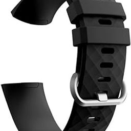 Meyaar Bands Compatible with Fitbit Charge 4/ Fitbit Charge 3 / Fitbit Charge 3 SE, Waterproof Replacement Watch Strap WristBand for Women Men (Black)-29