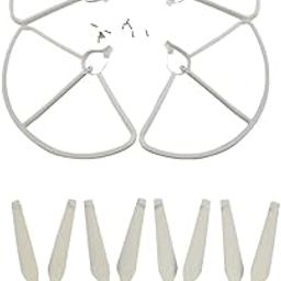 4 Pieces Rc Drone Toy Protective Cover with Foldable Propeller for White-11