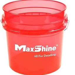 MaxShine Detailing Bucket - Transparent + Sand Killer Grit (Red)-picture-13