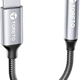 Toreto Lightning to 3.5 mm Headphone Jack Adapter for iPhone, Aux Adapter Converter Dongle Audio Cable Compatible With iPhone 14 13 12 11 X XS 8 7-image-99