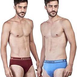 Men's Cotton Briefs - Pack of 2 (Assorted Colours)-picture-47