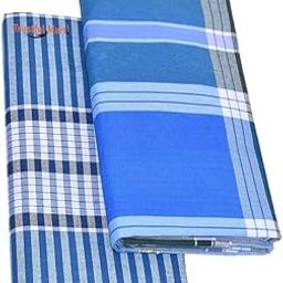 Lungi for men - Pure Cotton Lungi Soft Comfortable Cotton Lungies unstitched Multicolor [Pack Of 2]-image-5