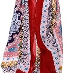 CALANDIS™ Women's Tassel Shawl Wrap Scarves Large Wraps Shawl Boho Beach Scarf 12 | Scarves & Wraps | Womens Accessories-image-73