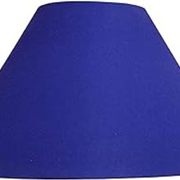 Improvhome Round Floral Lamp Shade (10 Inches, Blue)-image-62