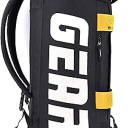 Polyester Statement Maxis 33L Large Hybrid Duffle Backpack/Travel Duffle Bag/Sports Duffle/Gym Bag For Men's/Women's (Black-Yellow), 26 Cm-picture-22