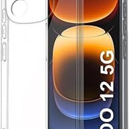 Amazon Brand - Solimo Back Cover for iQOO 12 5G (Silicone|Transparent)-83