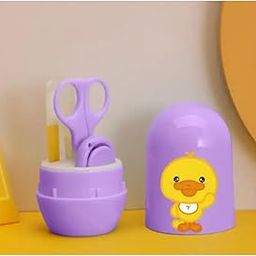 Joy Buzz Baby Grooming Kit with Nail Scissors, Trimmer, and Safety Care Tools | Complete Nail Care Set for Infants | Safe and Easy to Use | Purple, Set of 1-image-14