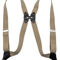 chuongkaiye Adjustable 3 Clip Suspenders for Men Elastic Y Back Clip On-picture-6