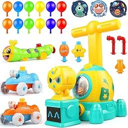 Kidology Balloon-Powered Car and Rocket Toy Set | Fun Educational Science Toy with Manual Balloon Pump for Kids | Perfect for Parties, Classrooms, and Playtime Adventures-picture-21