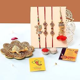 Collectible India Rakhi Gift for Brother and Bhabhi with Tortoise Good Luck, Rakshabandhan Gifts Combo Rakhi for Rakshabandhan, Gifts for Bhaiya Bhabhi Men Women-image-74