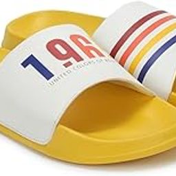 Mens Striped Pattern Casual Slippers-image-96