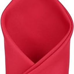 Men Red Solid Party Pocket Square-image-24