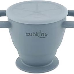 Cubkins Silicone Collapsible Bpa Free Snack Cup For Baby, Infant, Toddler | 6 Months+ (Blueberry) - 275Ml-image-24