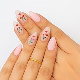 Floral Nail Art Design (Pink with Flower Patterns)-image-18
