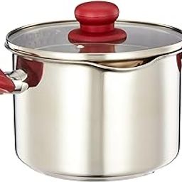 Amazon Brand - Solimo Stainless Steel Casserole with Glass Lid | Impact-Forged Bottom | Soft-Touch Handle | Dishwasher-Safe | 18 Cm, 2800Ml, 2800 Ml-24